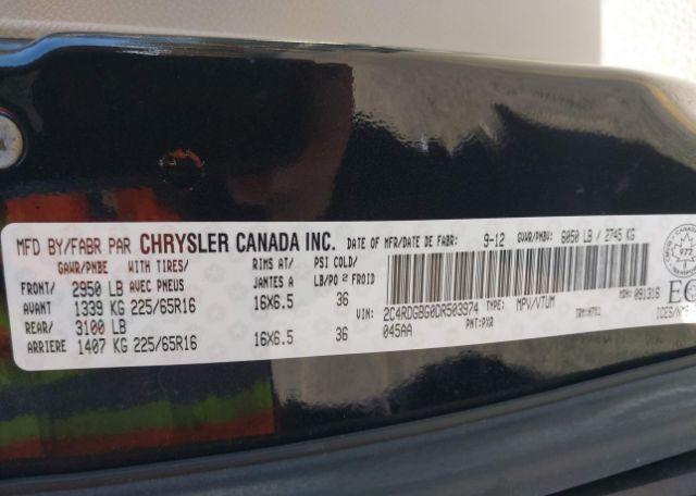 2013 DODGE GRAND CARAVAN SE
