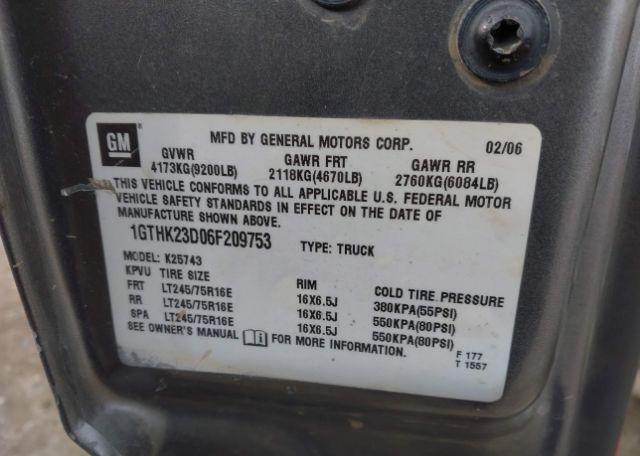 2006 GMC SIERRA 2500HD SLT