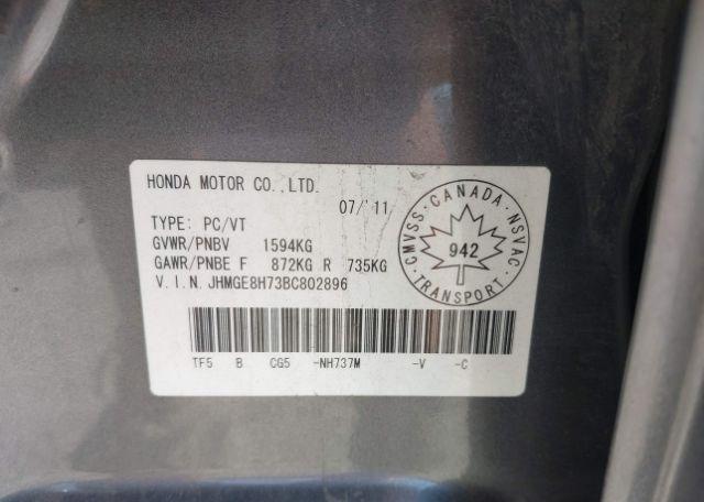 2011 HONDA FIT
