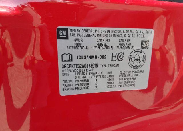 2010 CHEVROLET SILVERADO 1500 LTZ