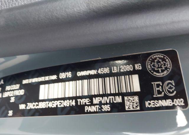 2016 JEEP RENEGADE NORTH