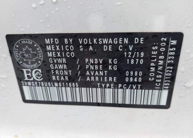 2020 VOLKSWAGEN JETTA SEL PREMIUM