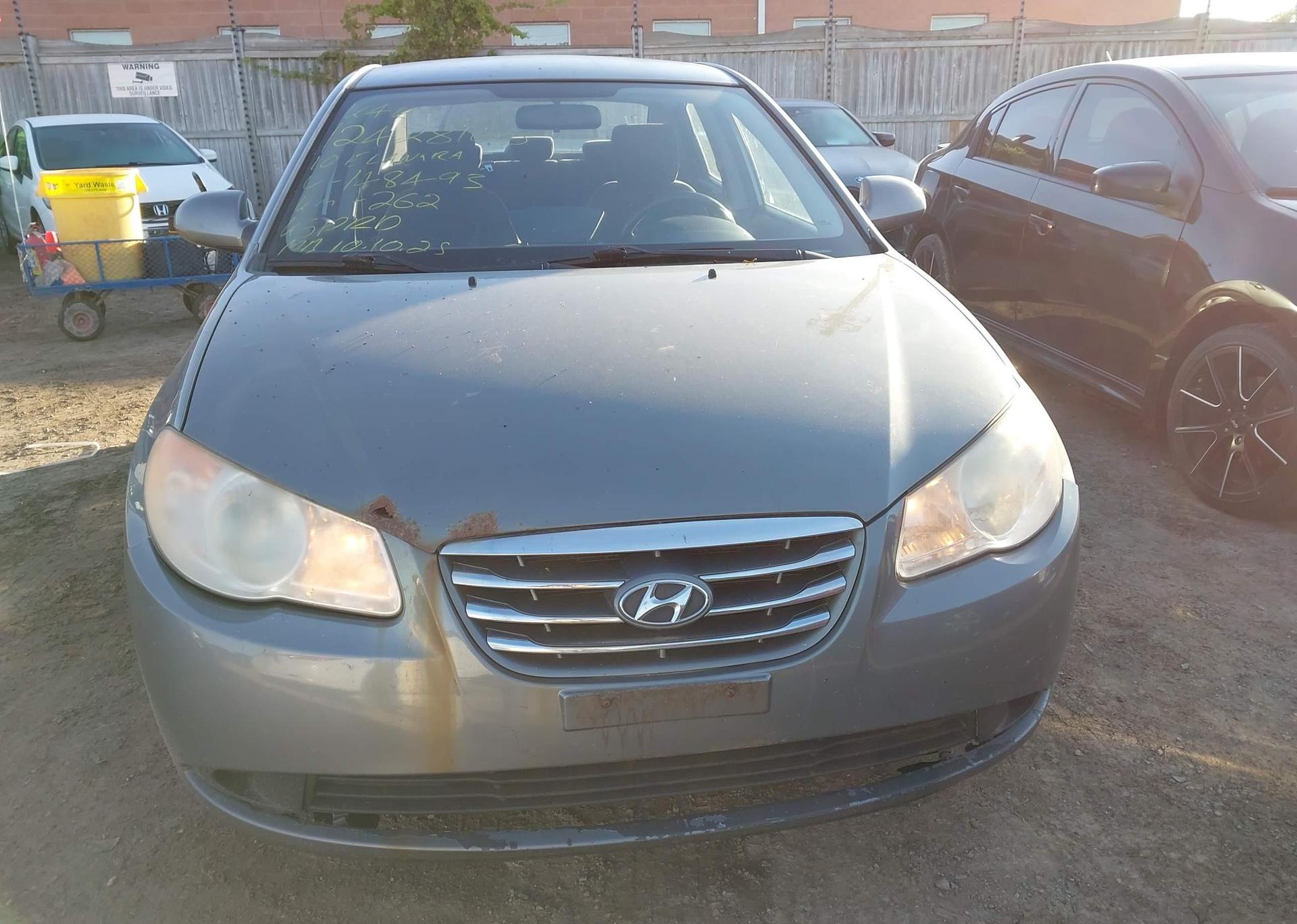 2010 HYUNDAI ELANTRA BLUE