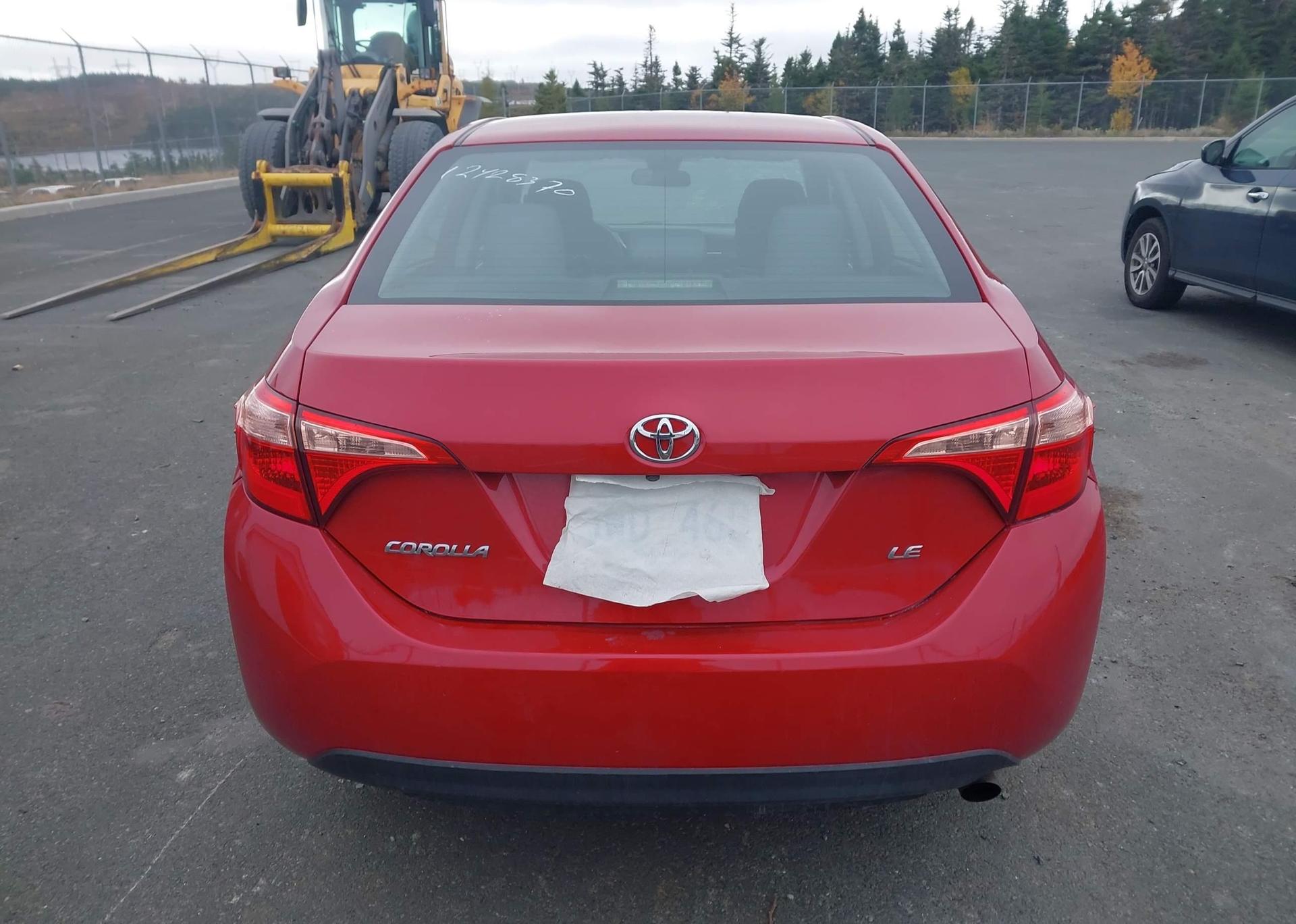 2017 TOYOTA COROLLA LE