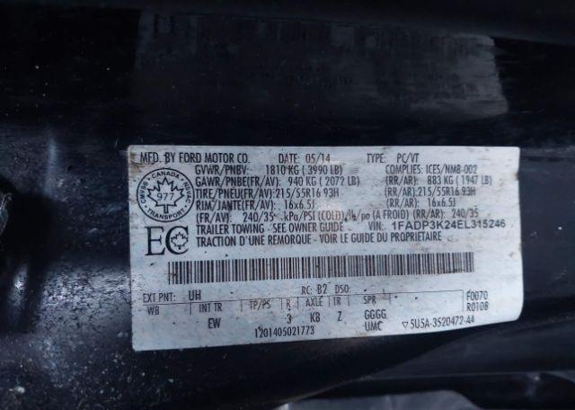 2014 FORD FOCUS SE