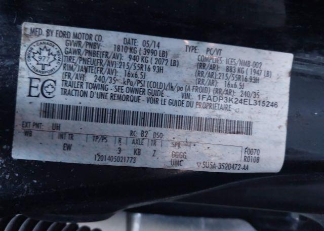 2014 FORD FOCUS SE