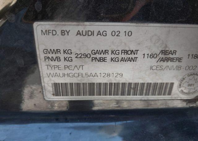 2010 AUDI S4 3.0
