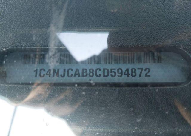 2012 JEEP COMPASS SPORT