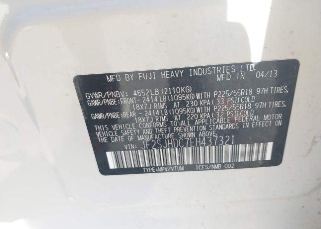 2014 SUBARU FORESTER 2.0XT LIMITED PACKAGE
