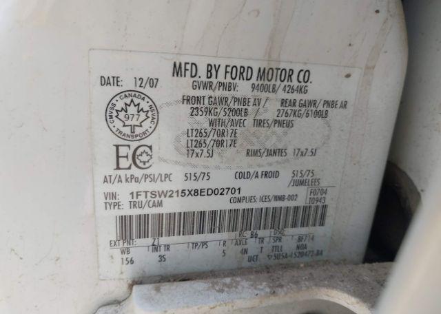 2008 FORD F-250 FX4