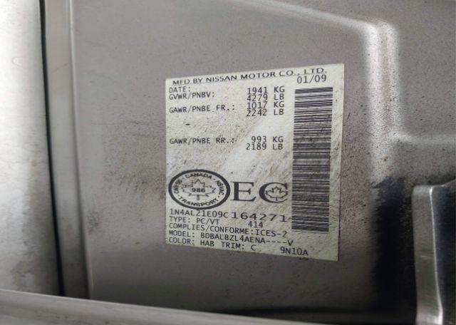 2009 NISSAN ALTIMA 2.5 S