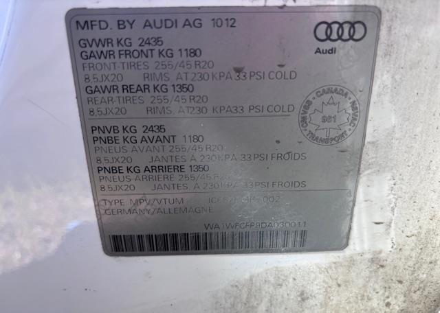 2013 AUDI Q5