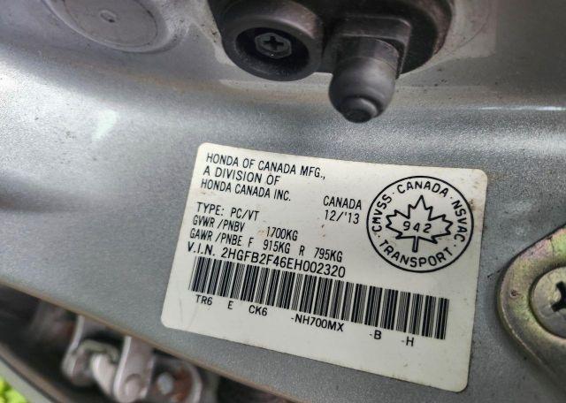 2014 HONDA CIVIC