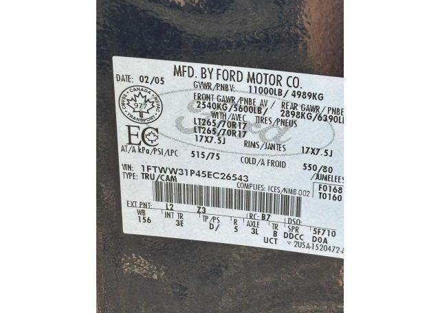 2005 FORD F350