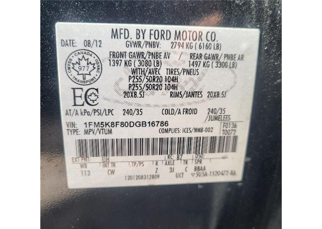 2013 FORD EXPLORER LIMITED