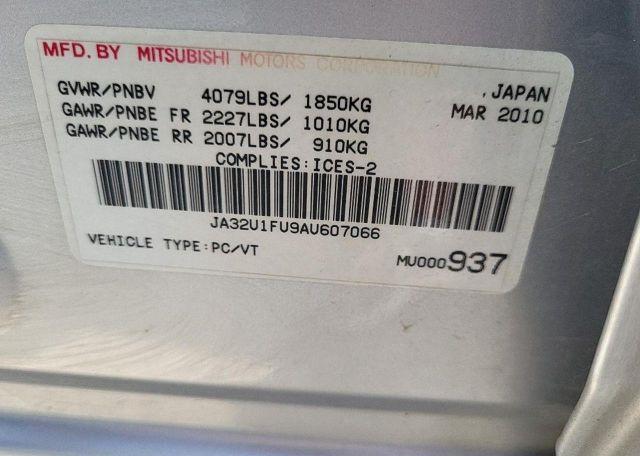 2010 MITSUBISHI LANCER DE