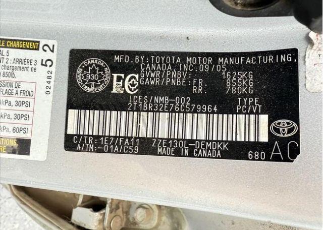 2006 TOYOTA COROLLA CE