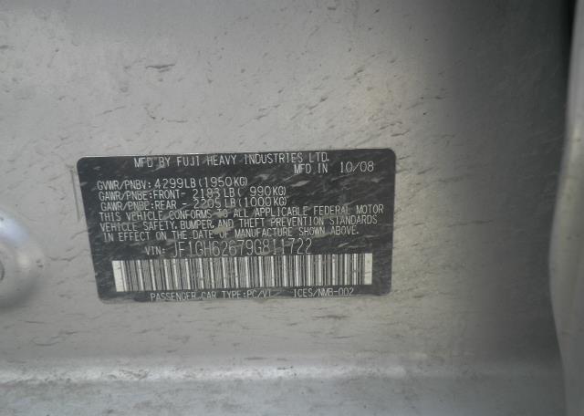 2009 SUBARU IMPREZA 2.5I