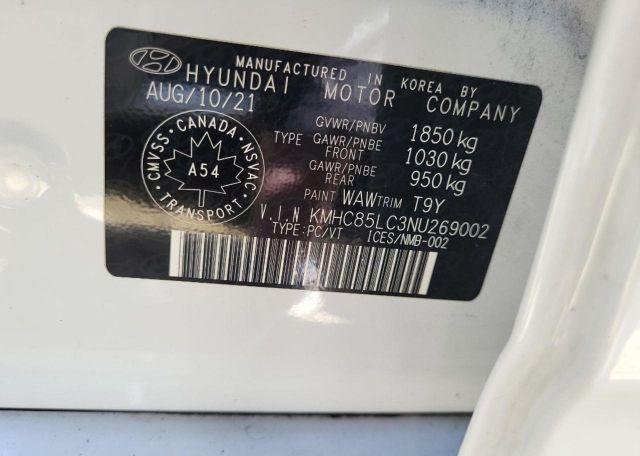 2022 HYUNDAI IONIQ