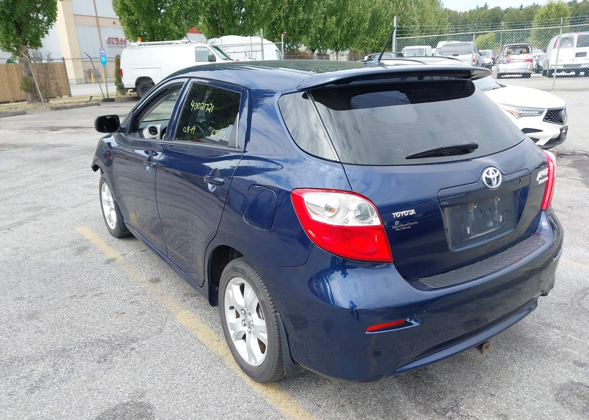 2009 TOYOTA COROLLA MATRIX