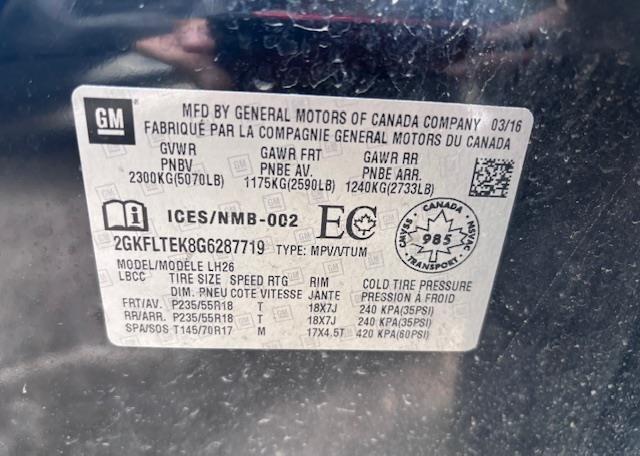 2016 GMC TERRAIN SLE