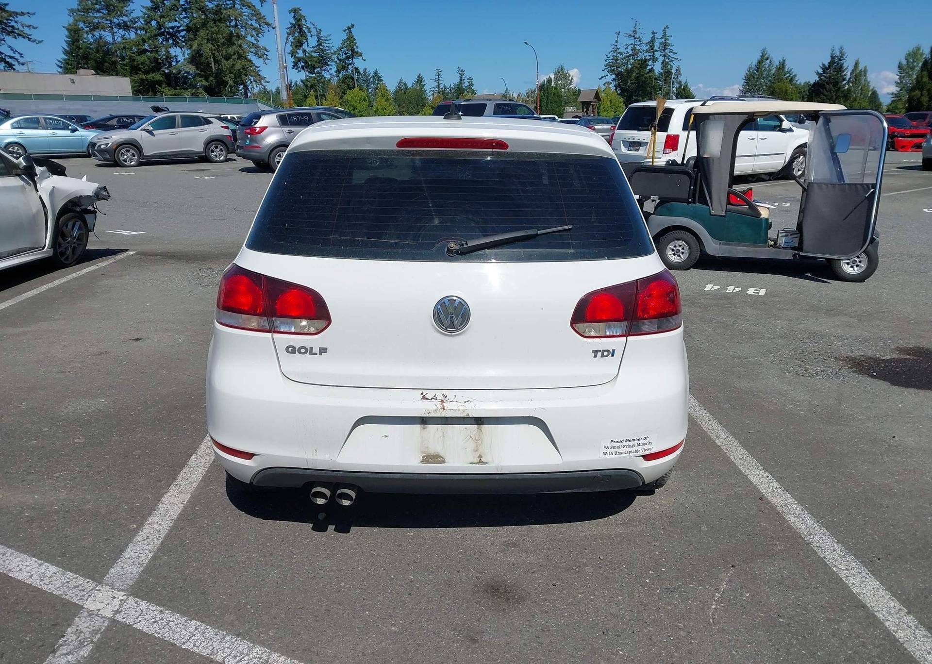 2012 VOLKSWAGEN GOLF