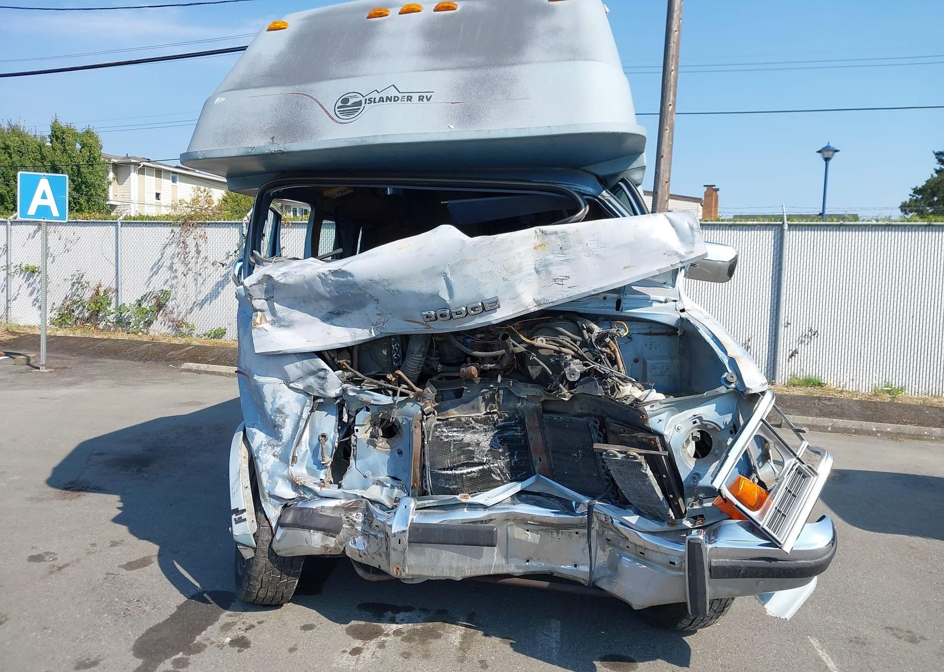 1989 DODGE RAM VAN B350