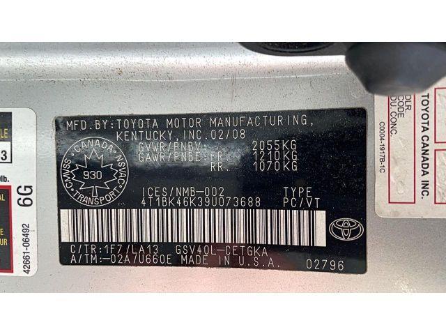 2009 TOYOTA CAMRY