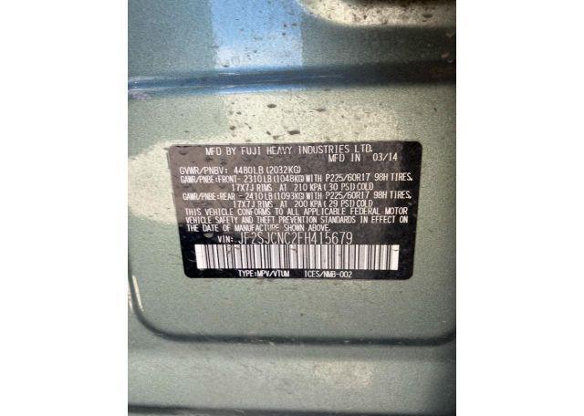 2015 SUBARU FORESTER 2.5I