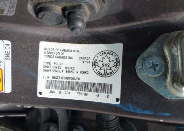 2011 HONDA CIVIC LX-S