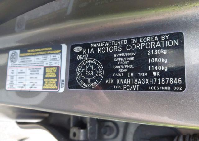 2017 KIA RONDO