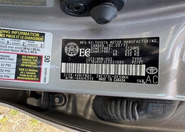2014 TOYOTA COROLLA L