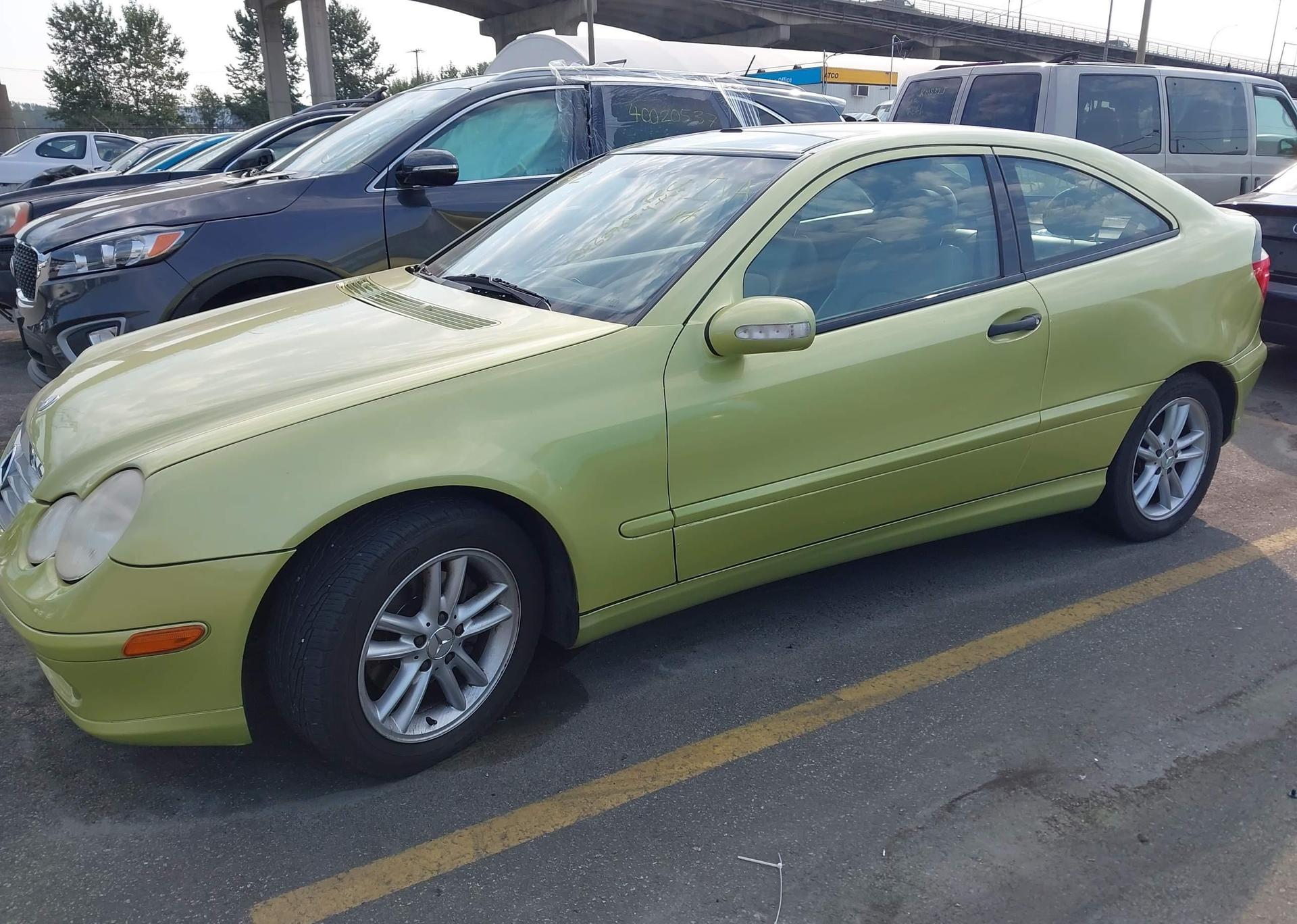 2003 MERCEDES-BENZ C 230K SPORT COUPE