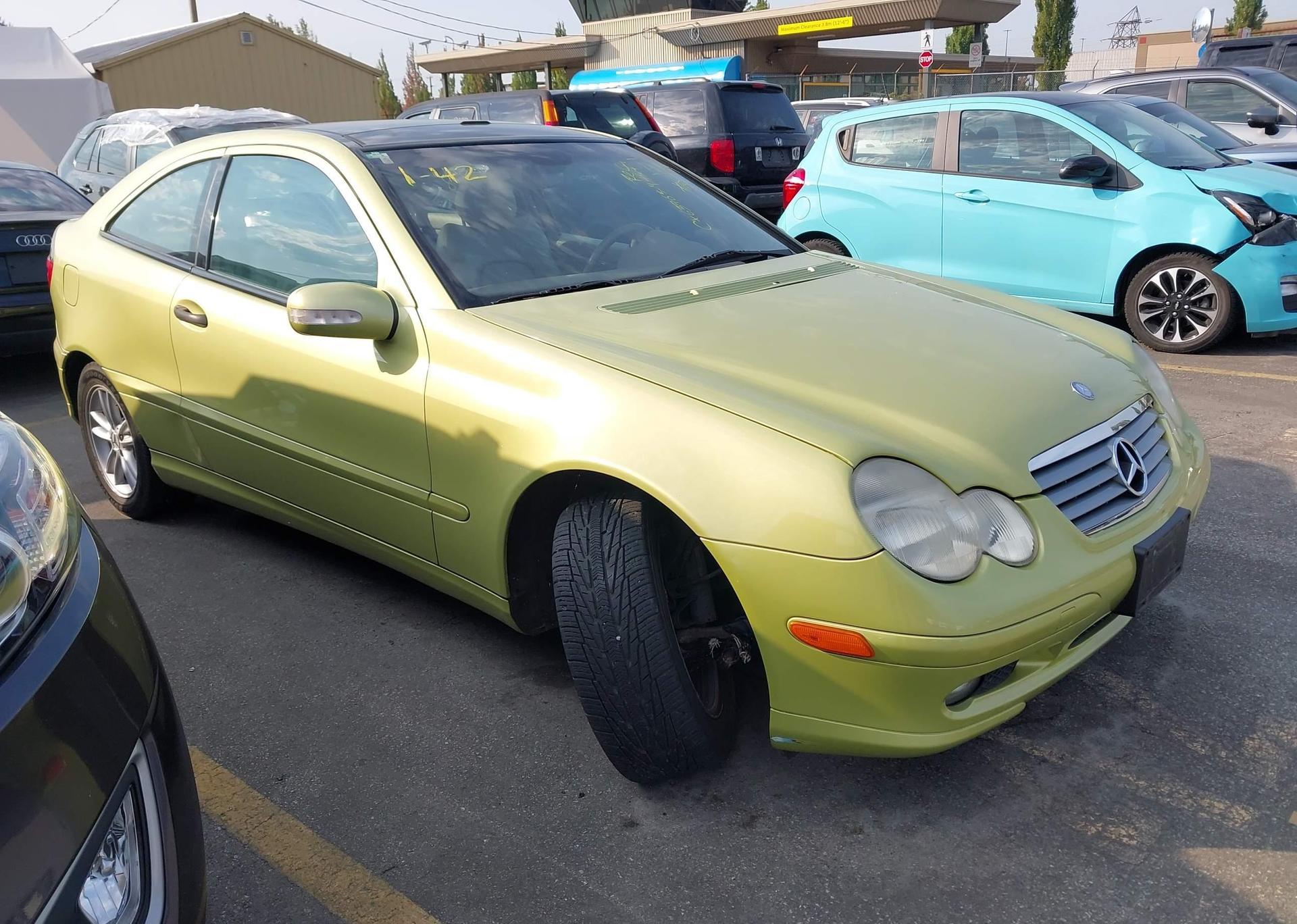 2003 MERCEDES-BENZ C 230K SPORT COUPE