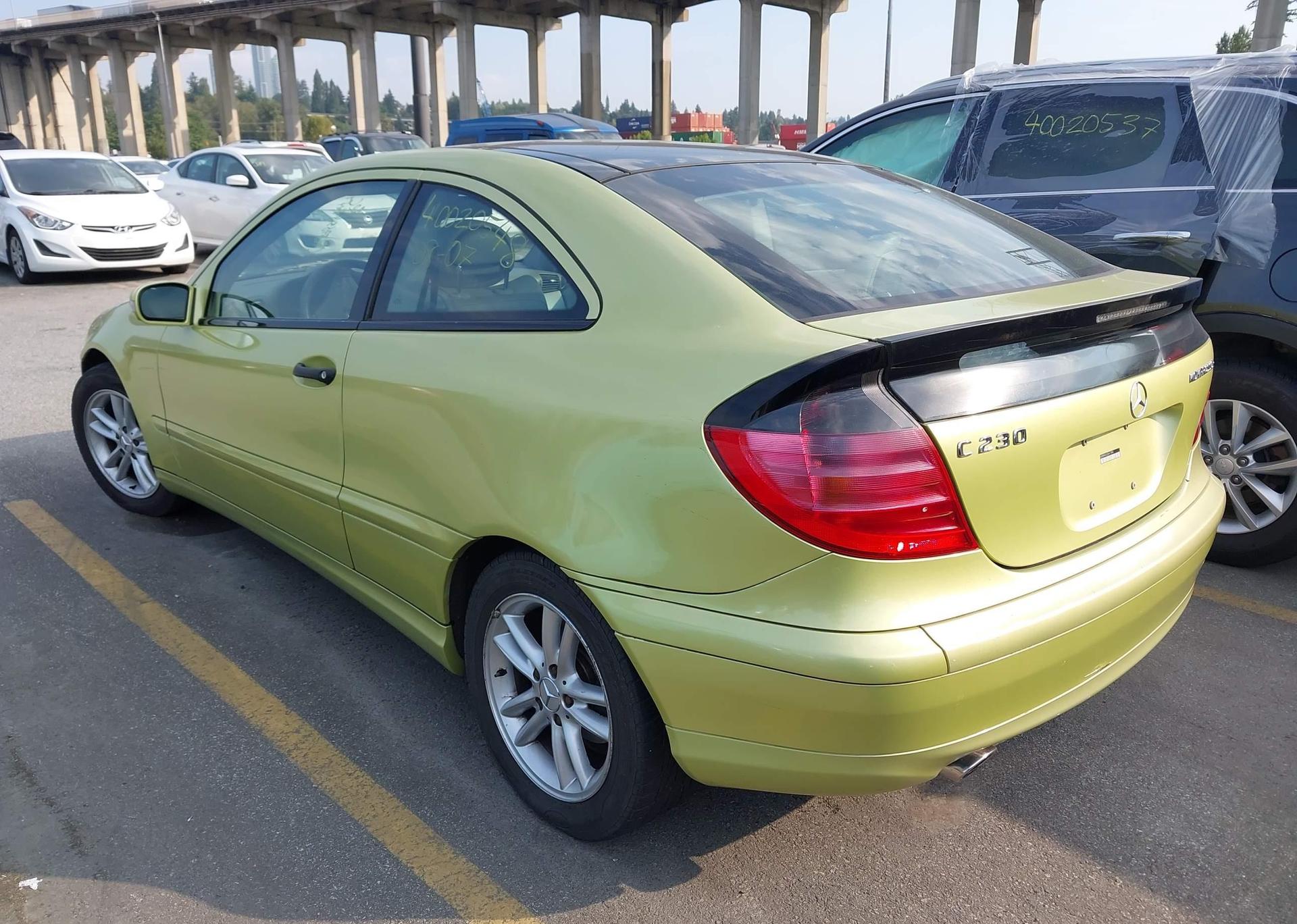 2003 MERCEDES-BENZ C 230K SPORT COUPE