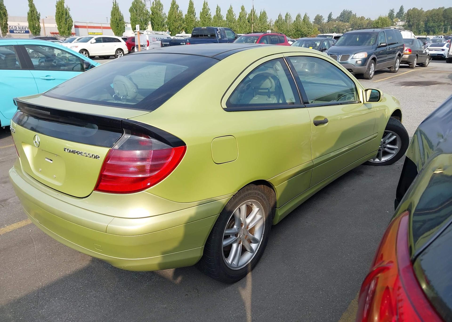 2003 MERCEDES-BENZ C 230K SPORT COUPE