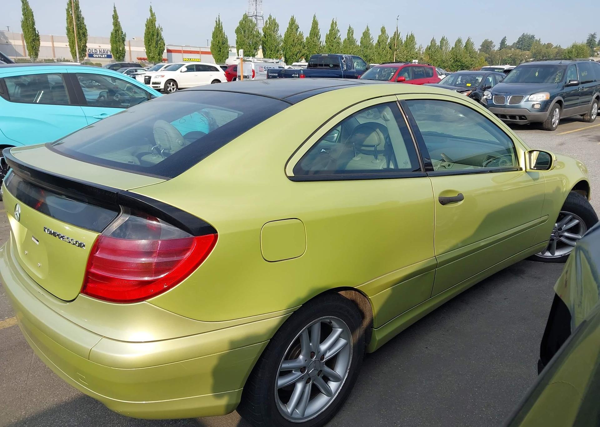 2003 MERCEDES-BENZ C 230K SPORT COUPE