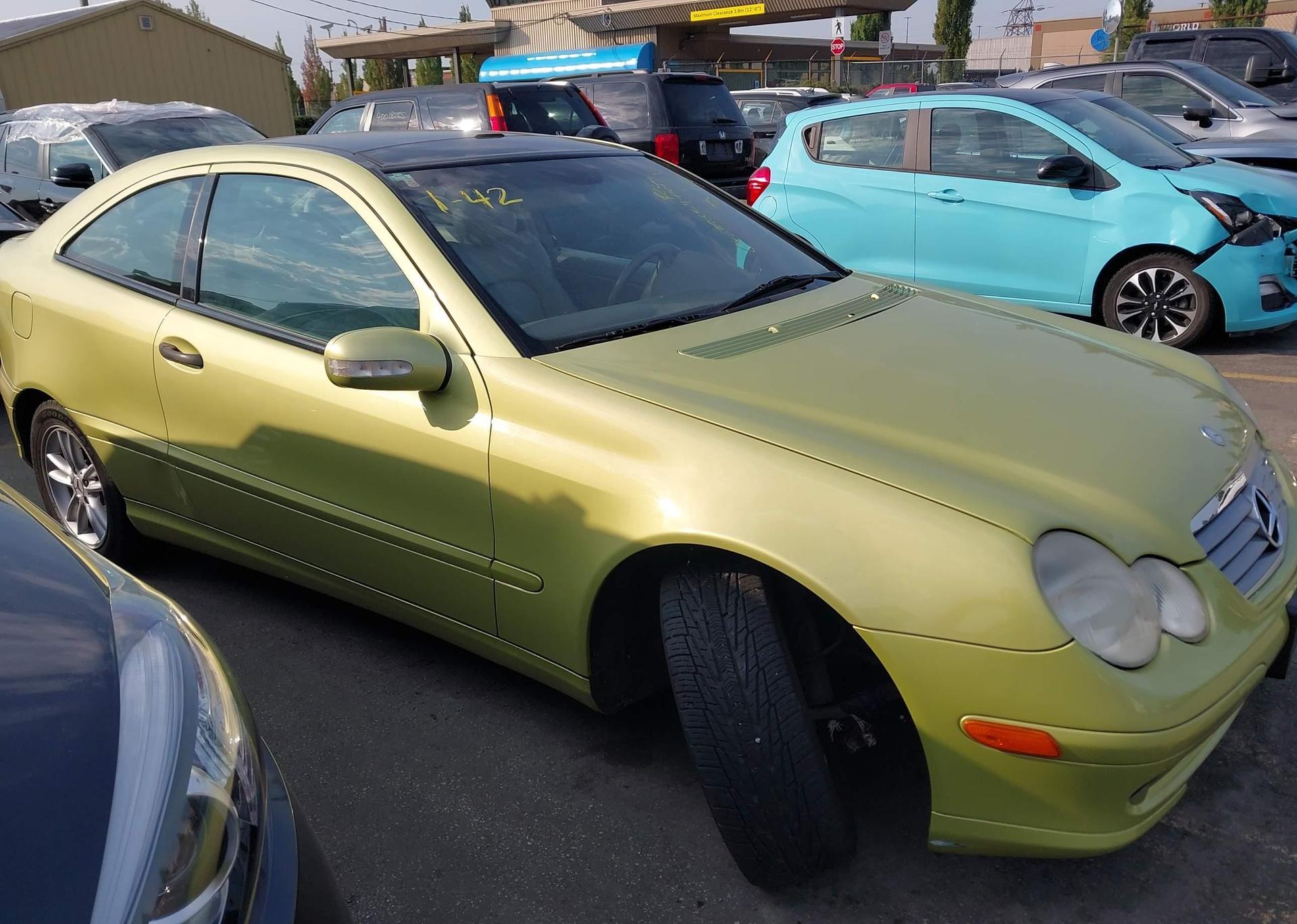 2003 MERCEDES-BENZ C 230K SPORT COUPE