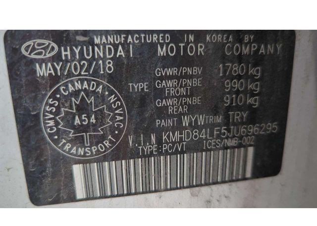 2018 HYUNDAI ELANTRA SEL