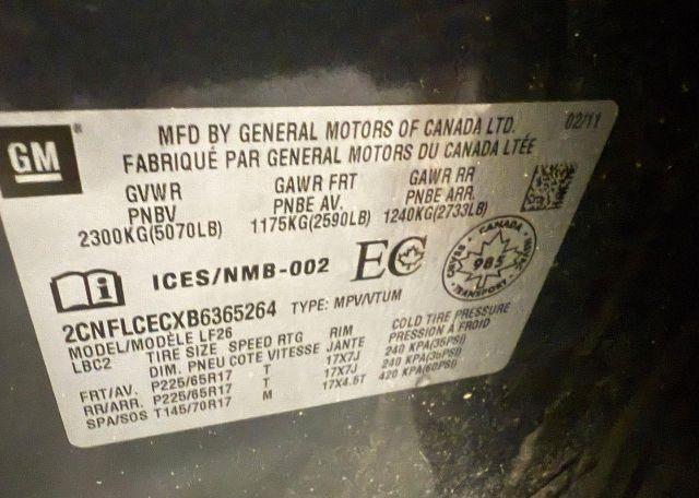 2011 CHEVROLET EQUINOX LS