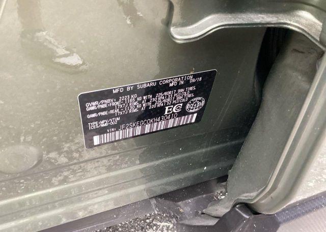 2019 SUBARU FORESTER PREMIUM