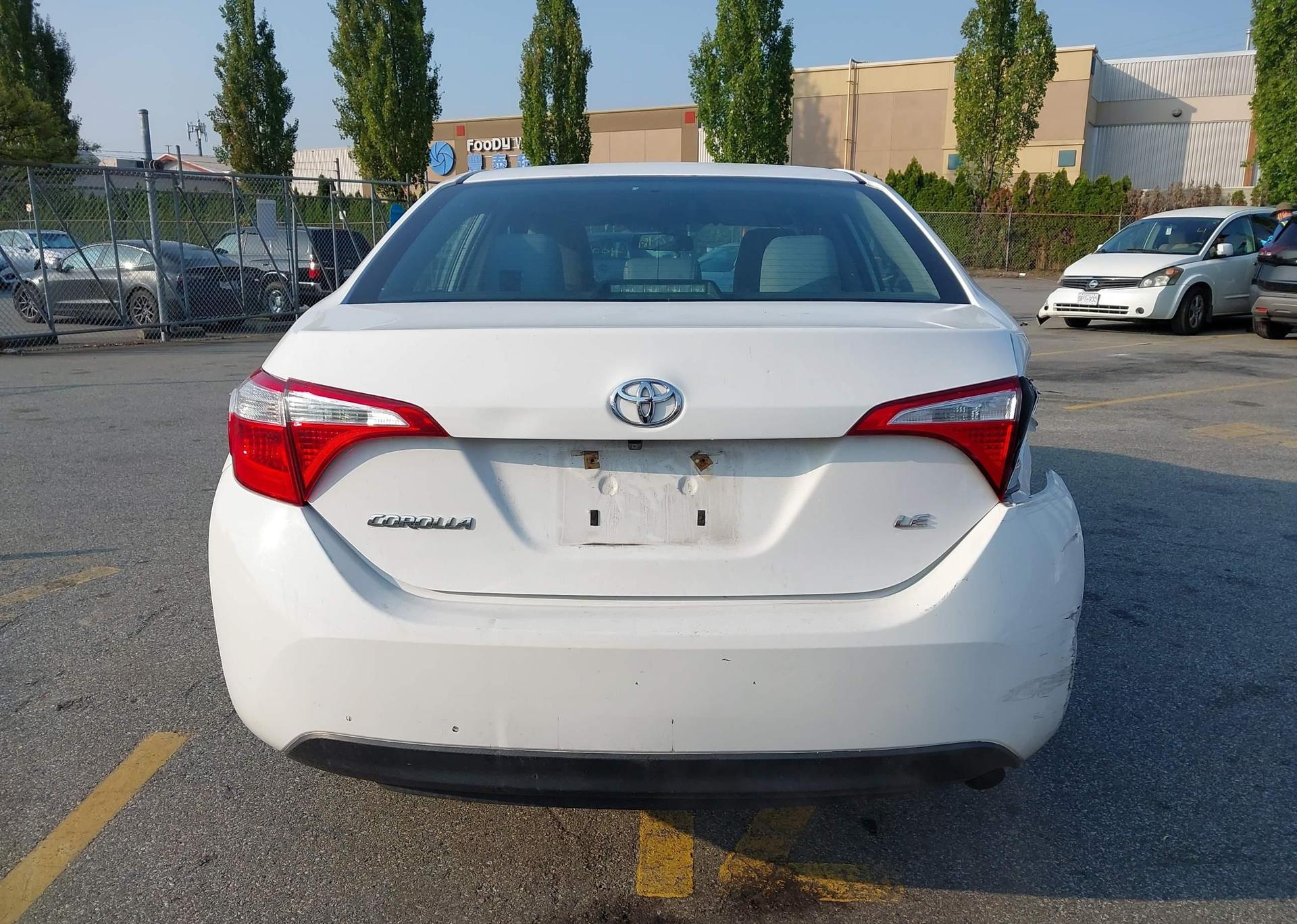 2016 TOYOTA COROLLA L