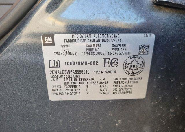 2010 CHEVROLET EQUINOX LT