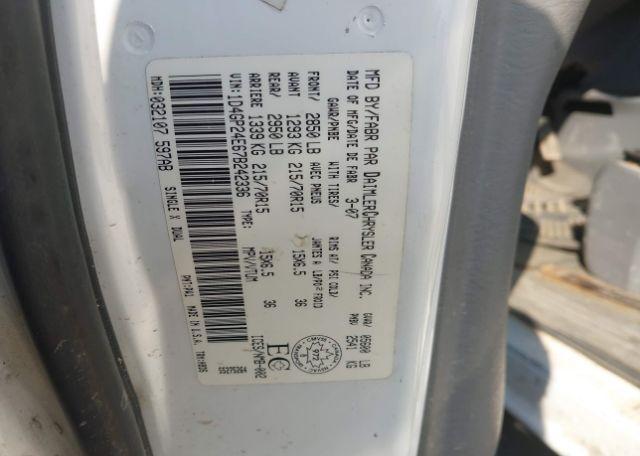 2007 DODGE GRAND CARAVAN SE