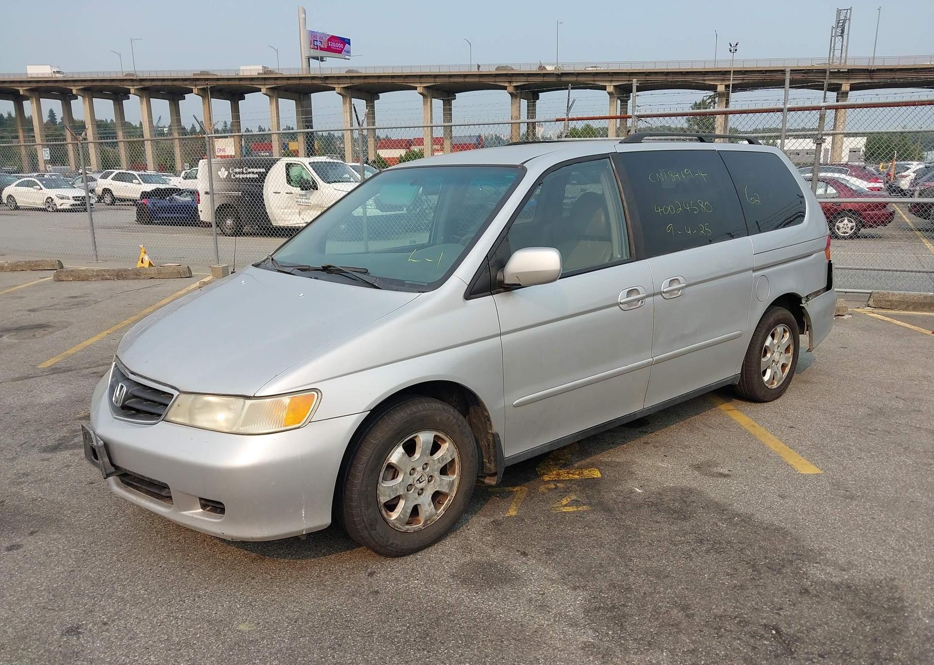 2002 HONDA ODYSSEY EXL