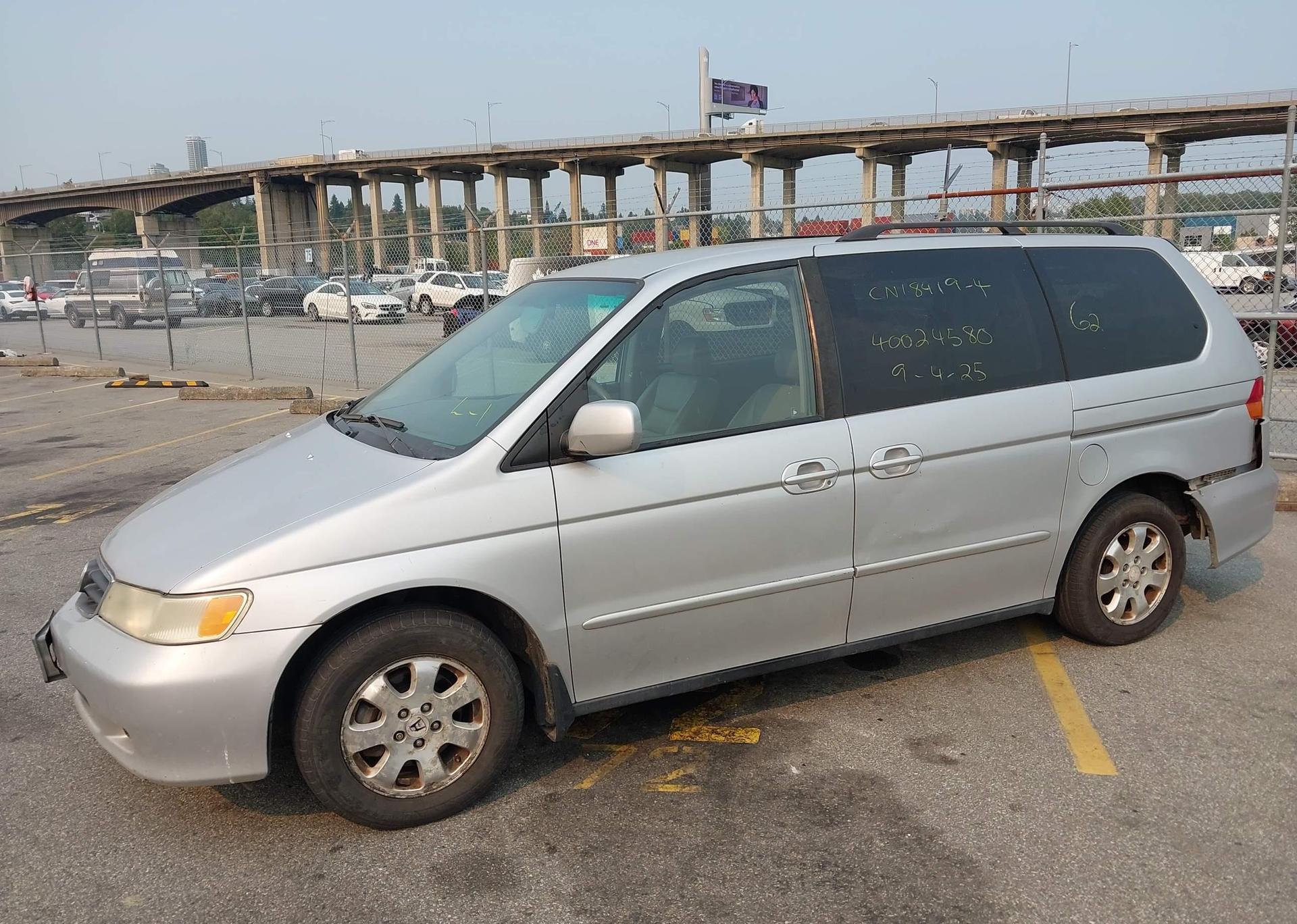 2002 HONDA ODYSSEY EXL