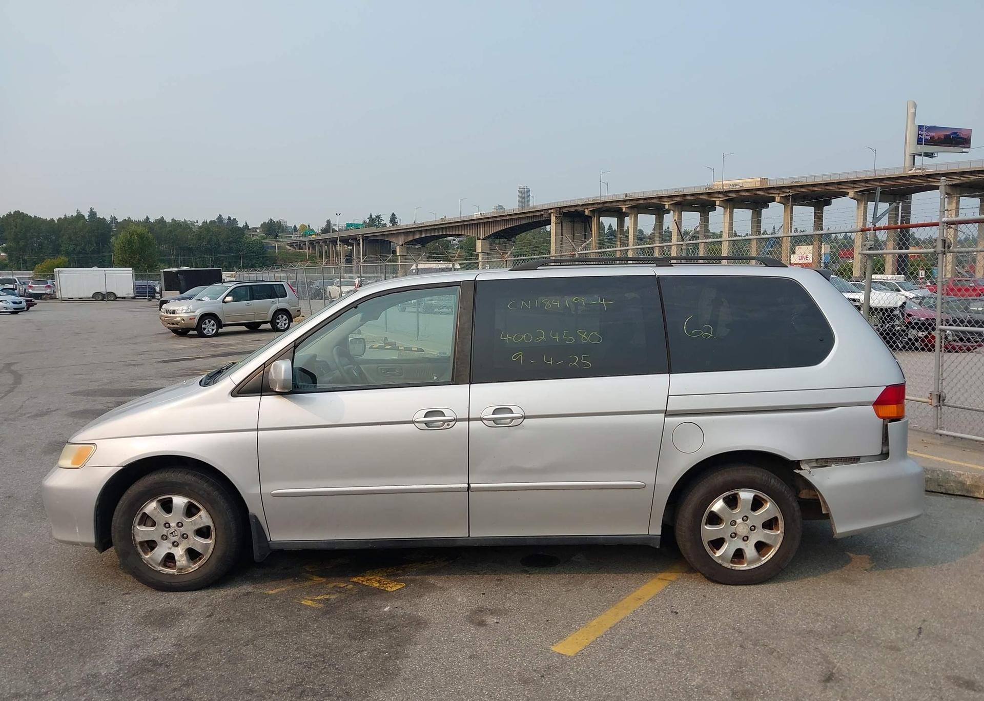 2002 HONDA ODYSSEY EXL