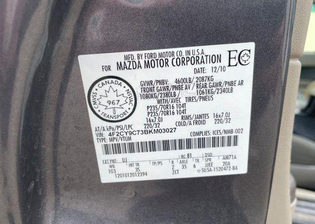 2011 MAZDA TRIBUTE I