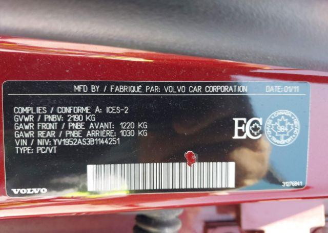 2011 VOLVO S80 3.2