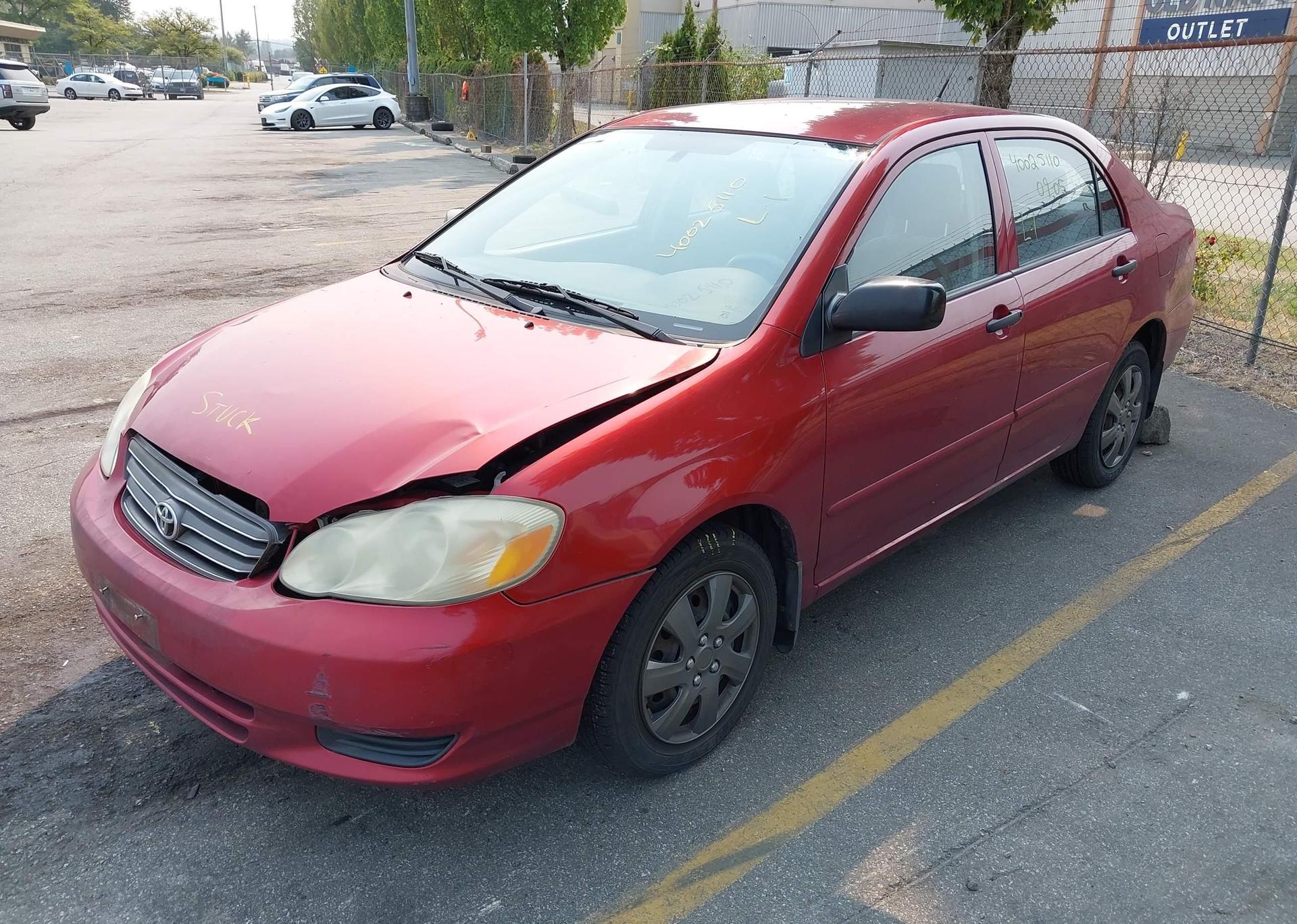 2004 TOYOTA COROLLA CE
